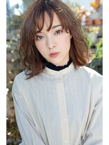 ラフィスヘアーエン 宝塚店(La fith hair enn)&nbsp;【La fith】 切りっぱなしガーリーミディ