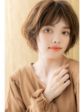 モッズヘア 越谷(mod's hair) カーキベージュくせ毛風小顔クールショートY越谷10代20代30代