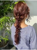 ヘアアレンジ/あみおろし