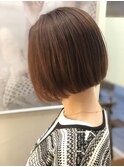 酸性ストレートBOB×マットブラウン
