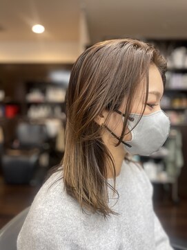 フレール(frere) 白髪ぼかしハイライト