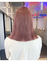 ゲーム 原宿店(GAME)&nbsp;ピンクベージュ/ダブルカラー/ミルクティーベージュ/ボブ