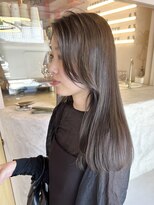 イル(iru)&nbsp;【iru /谷町/上本町】ブリーチなしサラ艶アッシュブラウン♪