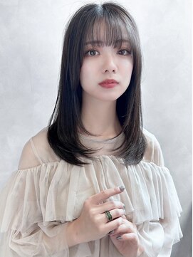 トゥルーズ(TLUUS) TLUUS黒髪ココアベージュオリーブグレー小顔クラゲヘアー