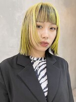 アルバム 渋谷パルコ(ALBUM)&nbsp;イエローアンブレラカラー_グレーベージュレイヤーロング_39369