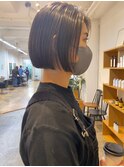 髪質改善ストレート / ぷつっとミニボブ