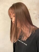 カムジーヘッド(COMEGHEAD)&nbsp;ダブルカラーピンクベージュベージュカラーケアブリーチレイヤー