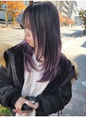 ラベンダー×グラデーション