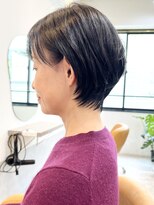 ファチュール(fAture.) 40代50代60代くびれショート小顔愛されグレージュカラー