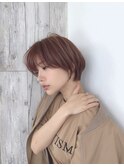 艶ショートヘアガーリーチョコレートショート