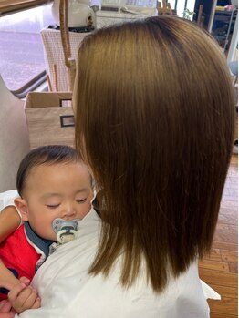 のぶえ美容室の写真/【２席のみのプライベートサロン*】女性オーナー1人なので周りの目を気にせず安心して施術が受けられます♪