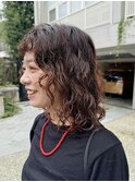 オン眉/前髪パーマ/くるくるパーマ/ボブパーマ/表参道/パーマ