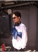 ニュアンスパーマ前下がりのショート
