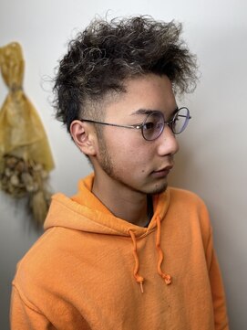 リプレイ 草津店(RIPLAY) ベリーショート/ダークアッシュ/ニュアンスパーマ/韓国マッシュ