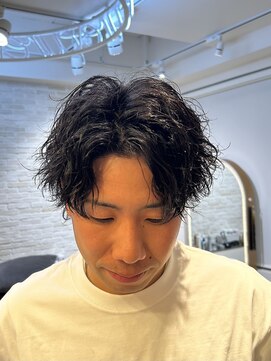 アレアル 広島並木通り店(ALEAR) ウルフセンターパート×波巻きツイスパMIX