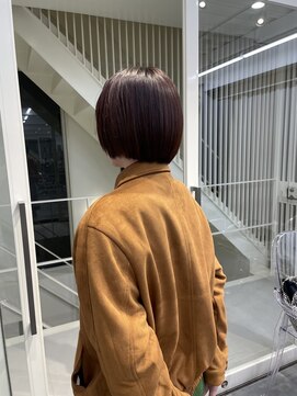 コレクティブワーク 表参道 渋谷(COLLECTIVE WORK) 艶髪ベージュ髪質改善ボブ顔まわりレイヤー20代30代40代[表参道]