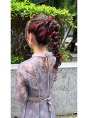 TAKAKOstyle☆ハイポニーな編み下ろし