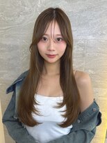 ロンドアヴァントゥス 池袋(Lond aventus)&nbsp;オリーブグレー/レイヤーカット/韓国風巻き/髪質改善/池袋