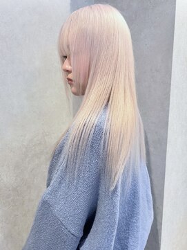 コト 福井大和田店(coto) 福井　大和田　ハイトーンロング　ホワイトカラー　ブリーチ