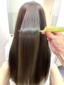 サロウィン 那覇店(SALOWIN) 美髪髪質改善ストレートダークアッシュ暗めカラー