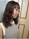 外国人風クルクルパーマ