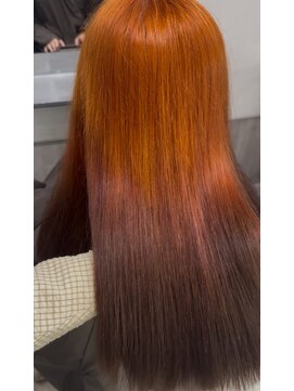 ジルバイジゼル(JILL by GiseL) ロング ケアブリーチ 顔周り ルーツカラー 10代20代