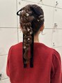 イーエル フレスコ(e.ll fresco) 結婚式参列のお客様のヘアセットです!