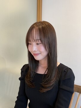 ナチュラル透け感グレージュ☆