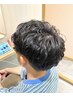 《メンズ限定》ノーマルパーマ、デザインカット