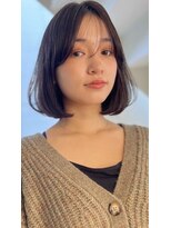 コート 表参道(Cote)&nbsp;美髪大人内巻きボブまとまるボブグレージュオリーブグレージュ