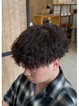 エッジ(EDGE) 大分メンズ刈り上げショートマッシュツイストスパイラルパーマ