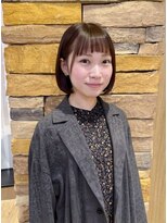 ロニカ 銀座(LOuNICA)&nbsp;小顔/オン眉/大人ショート/肩上ボブ/黒髪ショート #銀座#東銀座