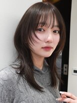 アンアミ シブヤ(Un ami shibuya) Unami】レイヤーカット/ハッシュカット/透明感カラー