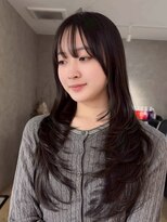 エトワ 中央店(etoi)&nbsp;大分韓国かきあげレイヤーカット大人レイヤー顔周りレイヤー