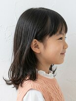 と和 巣鴨 【キッズ】外ハネセミディ×シースルーバング