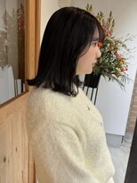 ルルズ(LULUS)&nbsp;京都駅グレーブラックオリーブグレージュダークアッシュ就活ヘア