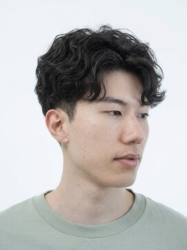 ヨシザワインク ハコザキ 水天宮前 日本橋人形町(YOSHIZAWA Inc.HAKOZAKI) こなれ感◎ビジカジ×黒髪ウェーブ×アップバングショート