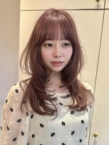 アンカーバイナチュラル(anchor by natural)&nbsp;韓国風/レイヤー/前髪カット/オリーブ/透明感/ハッシュカット