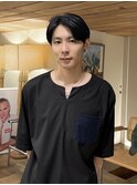 センターパートナチュラルショート