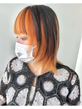 リシェイルノイ(RICHAIR.NEU) アンブレラカラー☆オレンジ