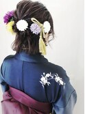 【neolivekuta町田】卒業式　袴着付け　ヘアセット　311