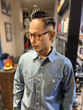 バーバー スタジオ ラフテル(Barber Studio RAFTEL) 七三スタイル