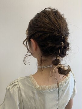 ミント(minto) 編み下ろしヘアアレンジ