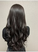 【hurakoko松下仁美】ツヤ重視のモーブブラウンカラー