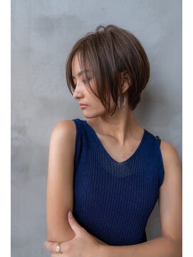 ハバナ 天神(HAVANA) 大人かわいい前下がりショートボブ/小顔/40代50代