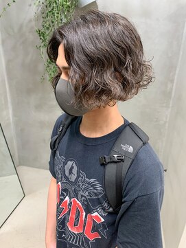 テトヘアー(teto hair) メンズボブ、ニュアンスパーマ、メンズパーマ、ウェーブ