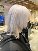 ホワイトカラー×ウルフカット
