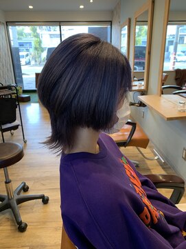 アンプヘア(amphair) ディープバイオレットウルフ☆