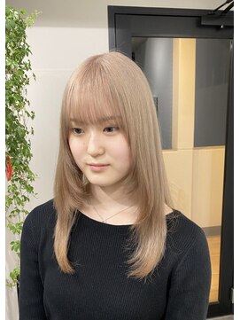 リグ 横浜(Lig.) ケアブリーチ/ダブルカラー/ことりベージュ/アースカラー/カラー