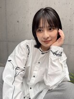 ロンドプロフィール 浦和(Lond profil)&nbsp;前髪カット顔まわり似合わせ外ハネくびれレイヤーミディ